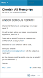 Mobile Screenshot of cherishallmemories.wordpress.com