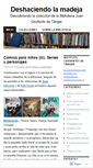 Mobile Screenshot of deshaciendolamadeja.wordpress.com