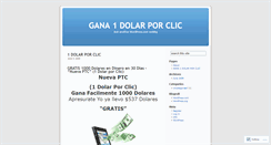 Desktop Screenshot of 1dolarporclic.wordpress.com