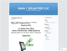 Tablet Screenshot of 1dolarporclic.wordpress.com