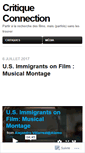 Mobile Screenshot of critiqueconnection.wordpress.com