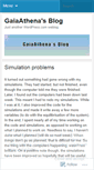 Mobile Screenshot of gaiaathena.wordpress.com