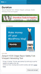 Mobile Screenshot of durokon.wordpress.com