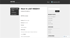 Desktop Screenshot of amcsize.wordpress.com