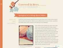 Tablet Screenshot of coveredinbeeeees.wordpress.com