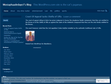Tablet Screenshot of mustaphaadedayo1.wordpress.com