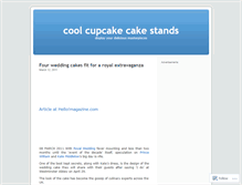 Tablet Screenshot of cupcakecakestand.wordpress.com