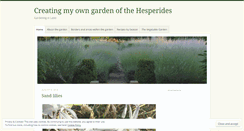 Desktop Screenshot of myhesperidesgarden.wordpress.com