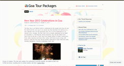 Desktop Screenshot of goatourismblog.wordpress.com