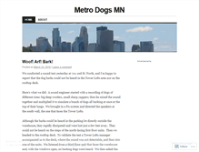 Tablet Screenshot of metrodogsmn.wordpress.com