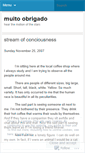 Mobile Screenshot of muitobrigado.wordpress.com