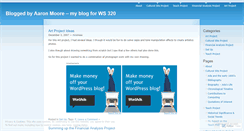 Desktop Screenshot of mooreaa.wordpress.com