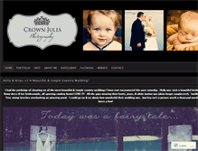 Tablet Screenshot of crownjulesphotography.wordpress.com