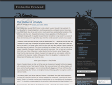 Tablet Screenshot of emberlinevolved.wordpress.com