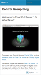Mobile Screenshot of controlgroupblog.wordpress.com