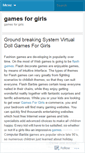 Mobile Screenshot of gamesforgirlss.wordpress.com