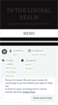 Mobile Screenshot of liminalrealm.wordpress.com