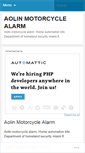 Mobile Screenshot of aolinmotorcyclealarmnxhk.wordpress.com