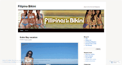 Desktop Screenshot of filipinabikini.wordpress.com