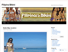 Tablet Screenshot of filipinabikini.wordpress.com