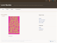 Tablet Screenshot of lovequotes123.wordpress.com