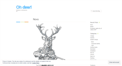 Desktop Screenshot of ohdeerohdeer.wordpress.com