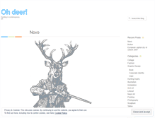 Tablet Screenshot of ohdeerohdeer.wordpress.com