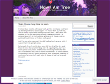 Tablet Screenshot of nowiamtree.wordpress.com