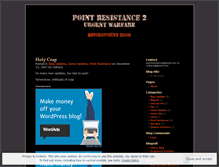 Tablet Screenshot of pointresistance.wordpress.com