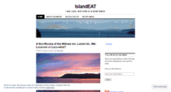 Desktop Screenshot of islandeat.wordpress.com