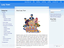 Tablet Screenshot of lazytown2009uk.wordpress.com