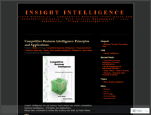 Tablet Screenshot of insightintelligence.wordpress.com