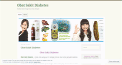 Desktop Screenshot of obatsakitdiabetesherbalblog.wordpress.com