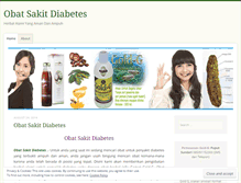 Tablet Screenshot of obatsakitdiabetesherbalblog.wordpress.com