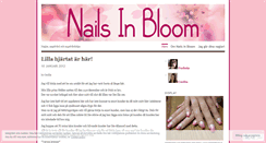 Desktop Screenshot of nailsinbloom.wordpress.com