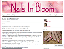 Tablet Screenshot of nailsinbloom.wordpress.com