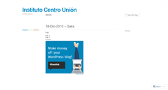 Desktop Screenshot of centrounion.wordpress.com