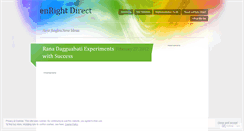 Desktop Screenshot of enrightdirect.wordpress.com