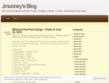 Tablet Screenshot of jmunney.wordpress.com