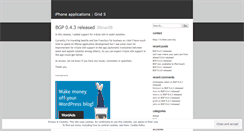 Desktop Screenshot of grid5.wordpress.com