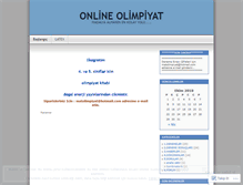 Tablet Screenshot of onlineolimpiyat.wordpress.com