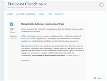 Tablet Screenshot of checchinato.wordpress.com
