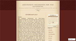 Desktop Screenshot of akkordeonorchesterkaufering.wordpress.com