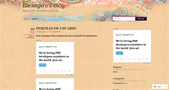 Desktop Screenshot of baraagero.wordpress.com