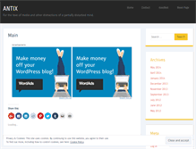 Tablet Screenshot of myantix.wordpress.com