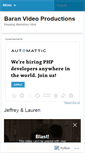 Mobile Screenshot of baranvideoblog.wordpress.com