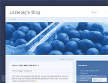 Tablet Screenshot of laziepig.wordpress.com