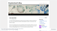 Desktop Screenshot of draydensheart.wordpress.com