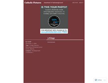 Tablet Screenshot of catholicpictures.wordpress.com
