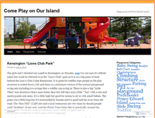 Tablet Screenshot of playonourisland.wordpress.com